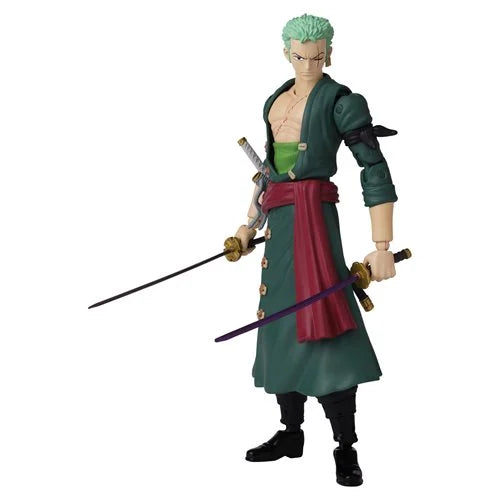 BANDAI NAMCO One Piece Anime Heroes Roronoa Zoro Action Figure